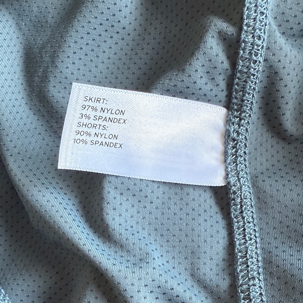 Duluth Trading Co Women's Teal Mini Skort - Picture 6 of 6